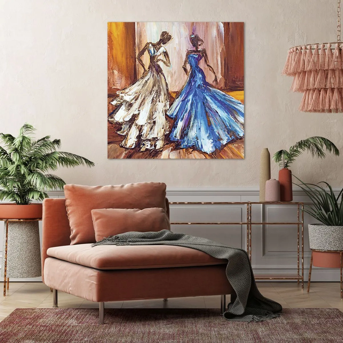 Bild auf Leinwand - Leinwandbild - Ein dankbares Duo - 30x30 cm