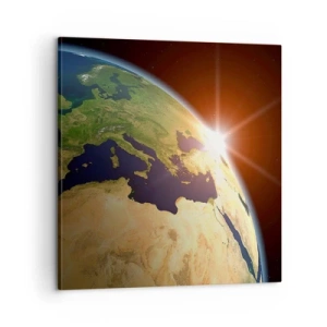 Bild auf Leinwand - Leinwandbild - Sonnenaufgang - 60x60 cm