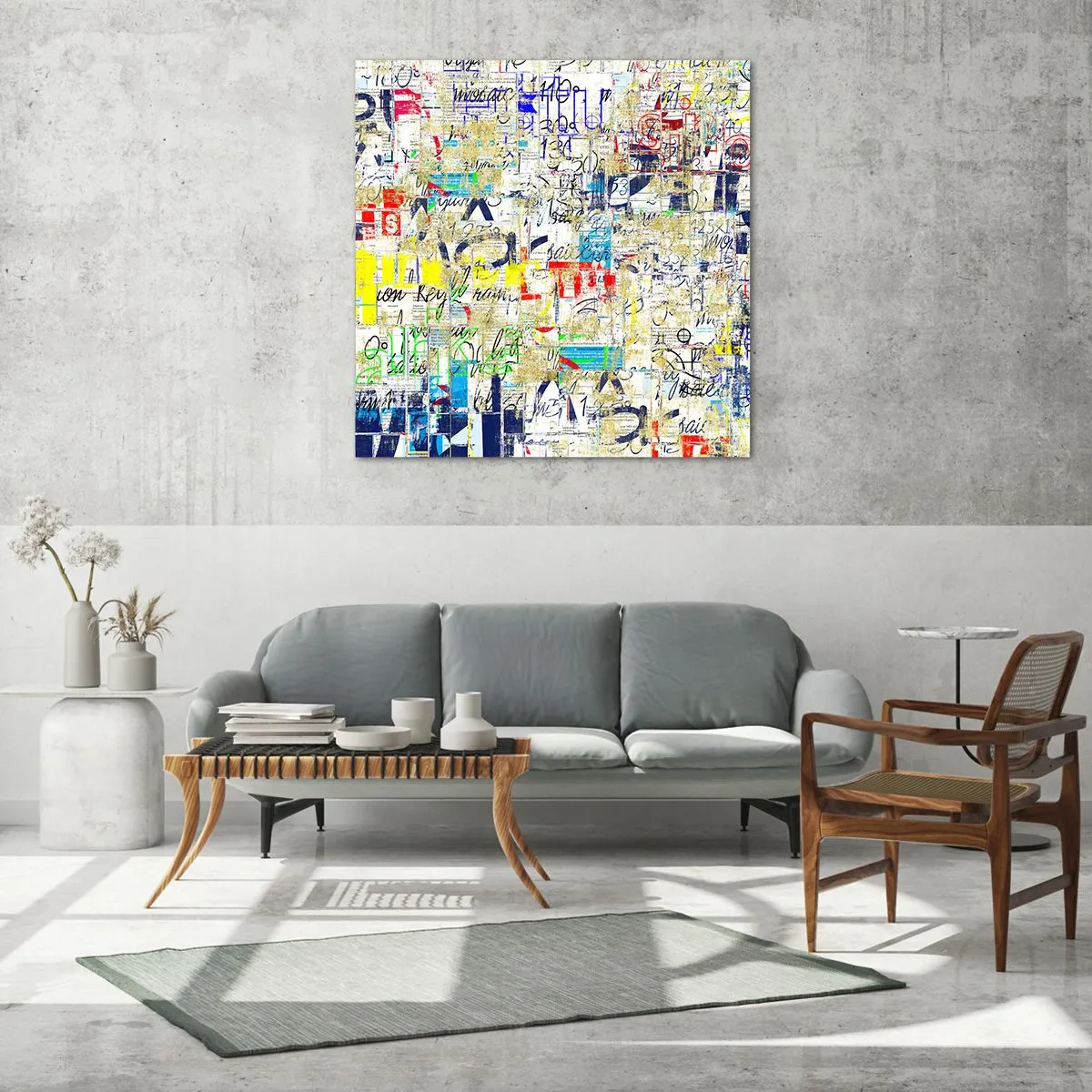 Glasbild - Bild auf glas - Es freut einfach die Augen - 60x60 cm