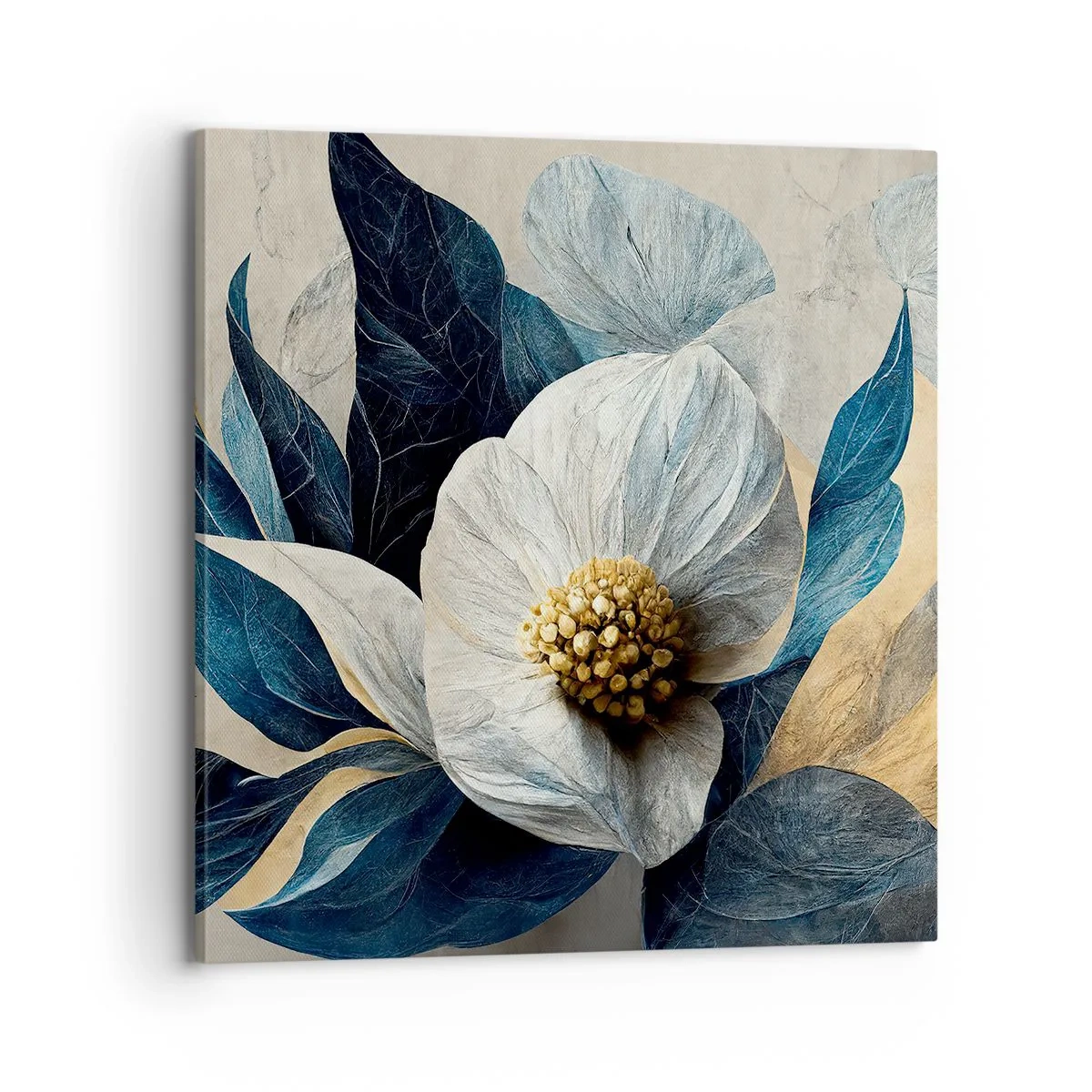 Bild auf Leinwand - Leinwandbild - Er hat ein Herz aus Gold - 70x70 cm