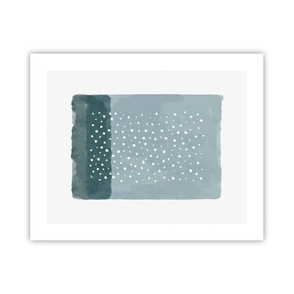 Poster - Auf Blau gewachsen - 50x40 cm