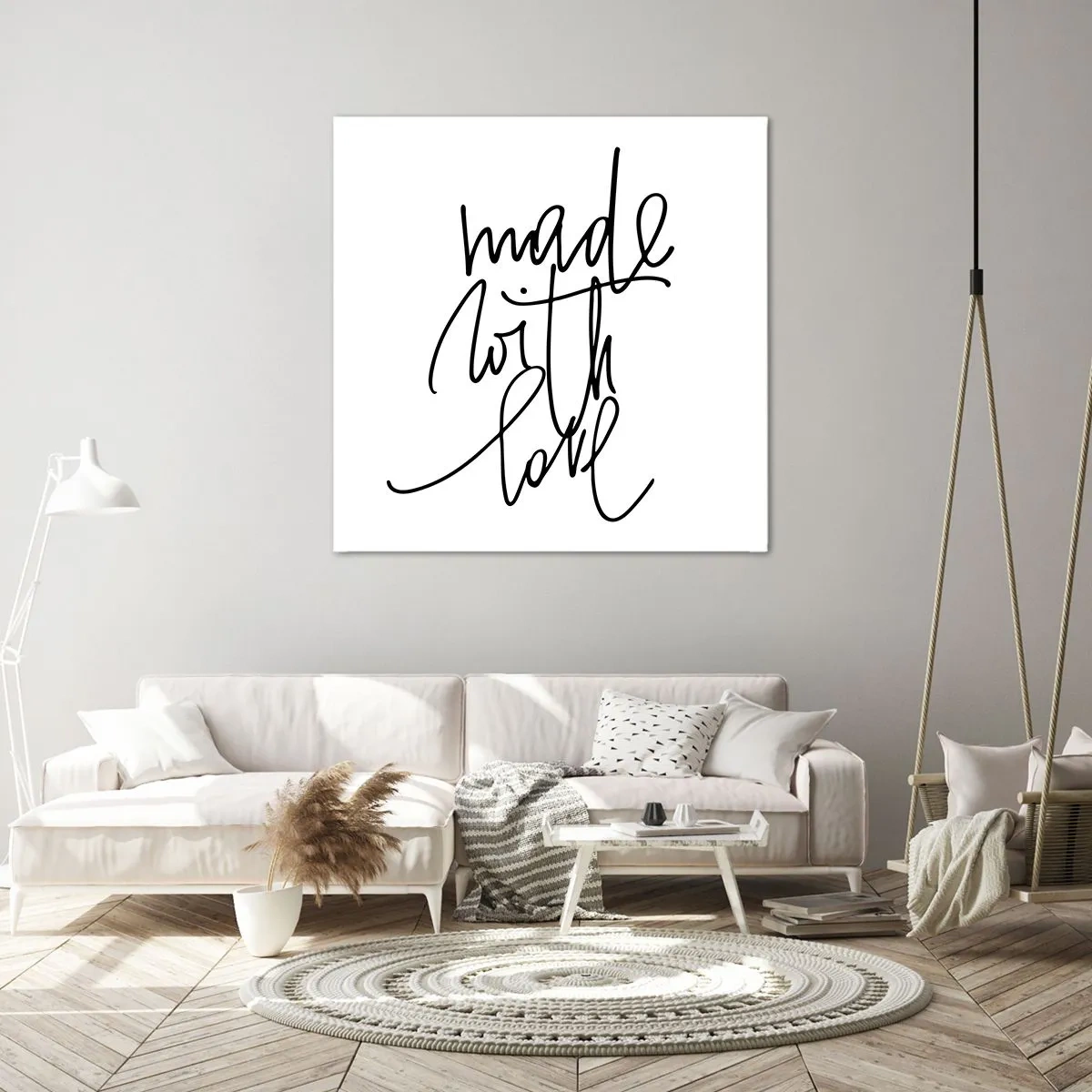 Bild auf Leinwand - Leinwandbild - Die beste Marke - 50x50 cm