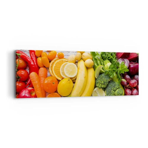 Bild auf Leinwand - Leinwandbild - Es ist nicht genug? - 90x30 cm