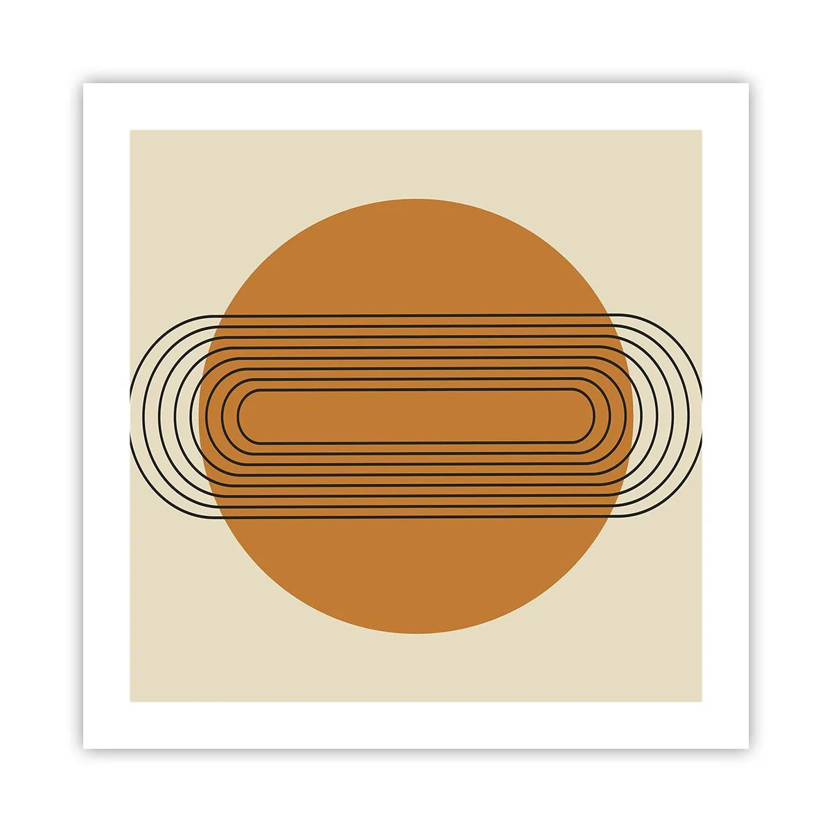 Poster - Perfekter Plan - 50x50 cm