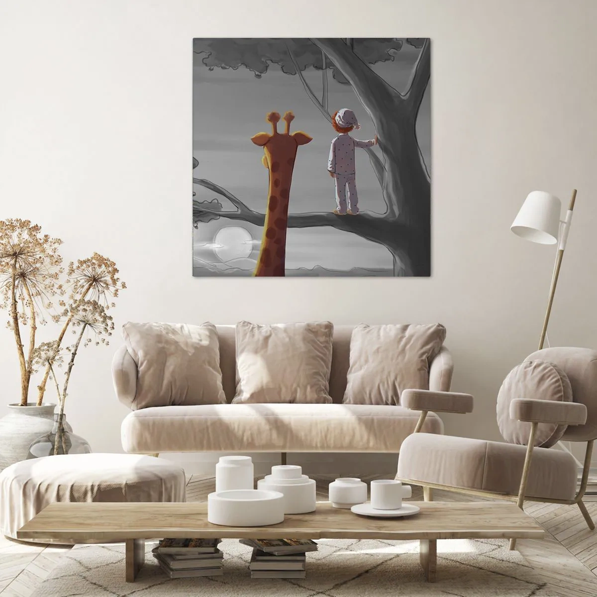 Bild auf Leinwand - Leinwandbild - Das passiert wirklich - 70x70 cm