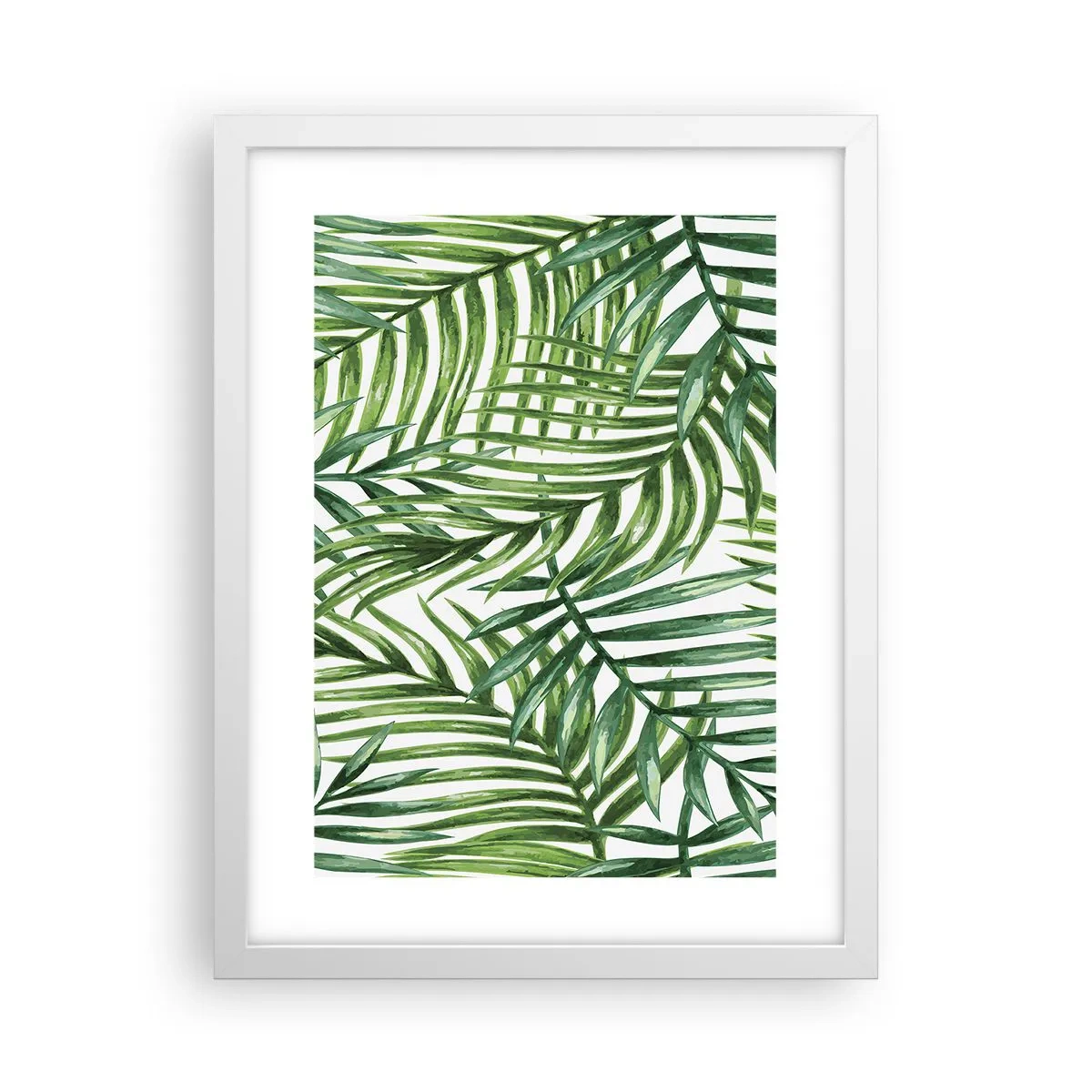 Poster in einem weißen Rahmen - Unter dem grünen Baldachin - 30x40 cm