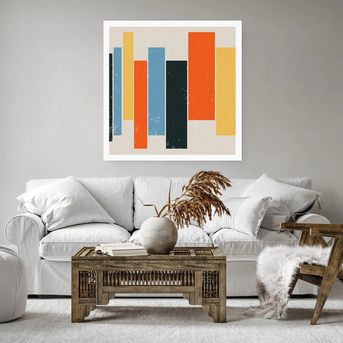 Poster - Musiknotation - 60x60 cm