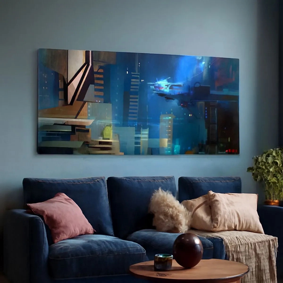 Bild auf Leinwand - Leinwandbild - In naher Zukunft - 100x40 cm