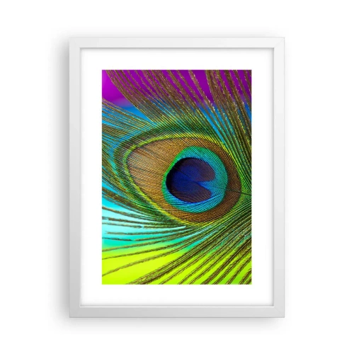 Poster in einem weißen Rahmen - Auge in Auge - 30x40 cm
