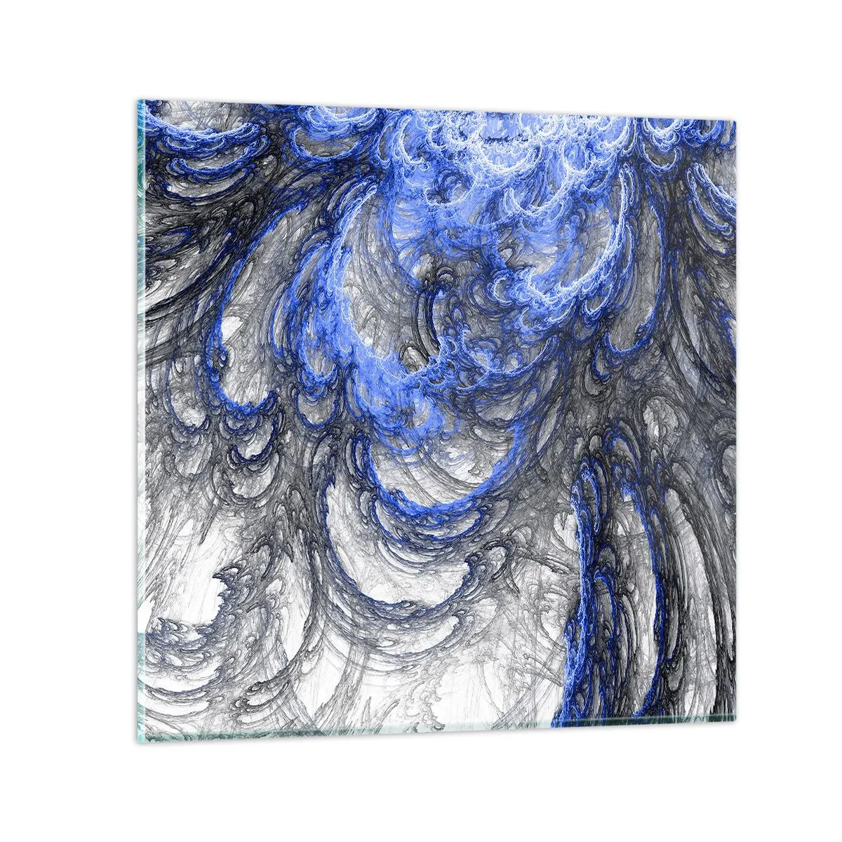 Glasbild - Bild auf glas - Die Geburt einer Welle - 30x30 cm
