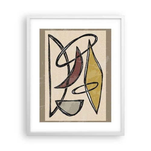Poster in einem weißen Rahmen - Vertikale und Horizontale - 40x50 cm