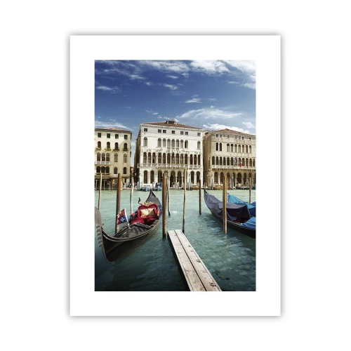 Poster - Paläste in Blau - 30x40 cm