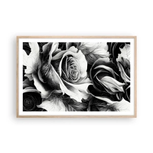 Poster in einem Rahmen aus heller Eiche - Immer Königin - 91x61 cm