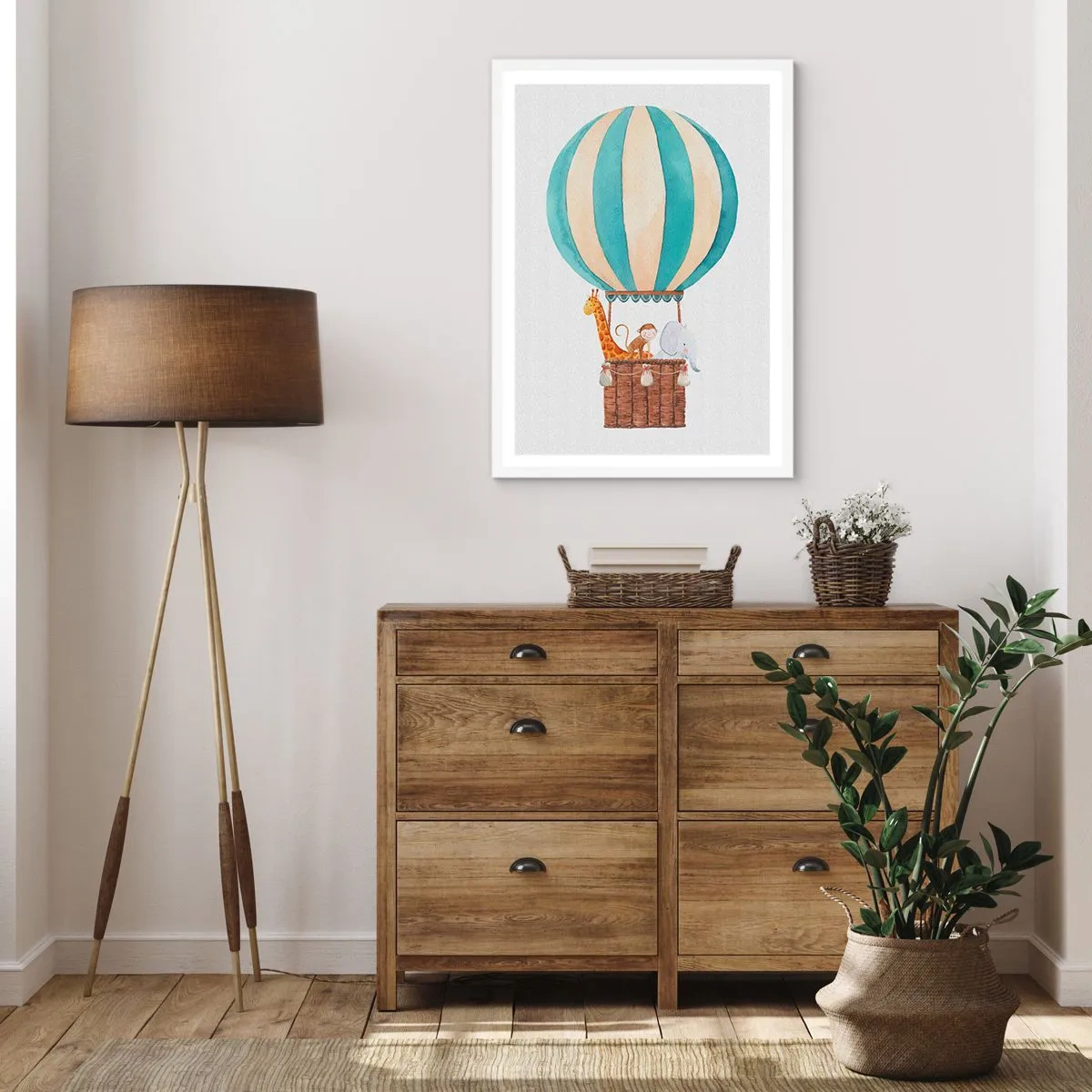 Poster in einem weißen Rahmen - Fantastische Reise - 70x100 cm