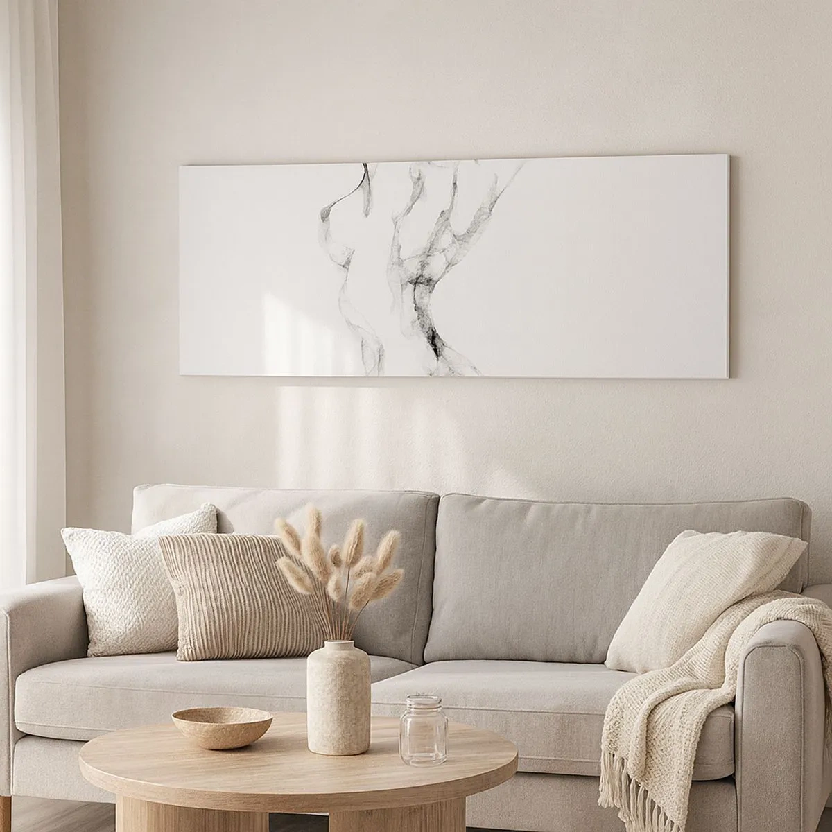 Bild auf Leinwand - Leinwandbild - Schön und stark - 100x40 cm