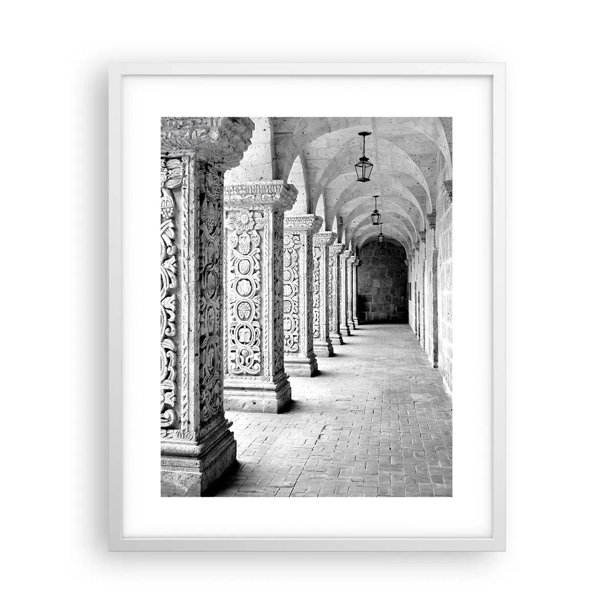 Poster in einem weißen Rahmen - Und wo geht’s hin...? - 40x50 cm