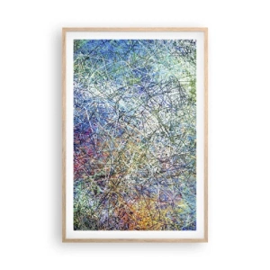 Poster in einem Rahmen aus heller Eiche - Es ist nicht so einfach - 61x91 cm