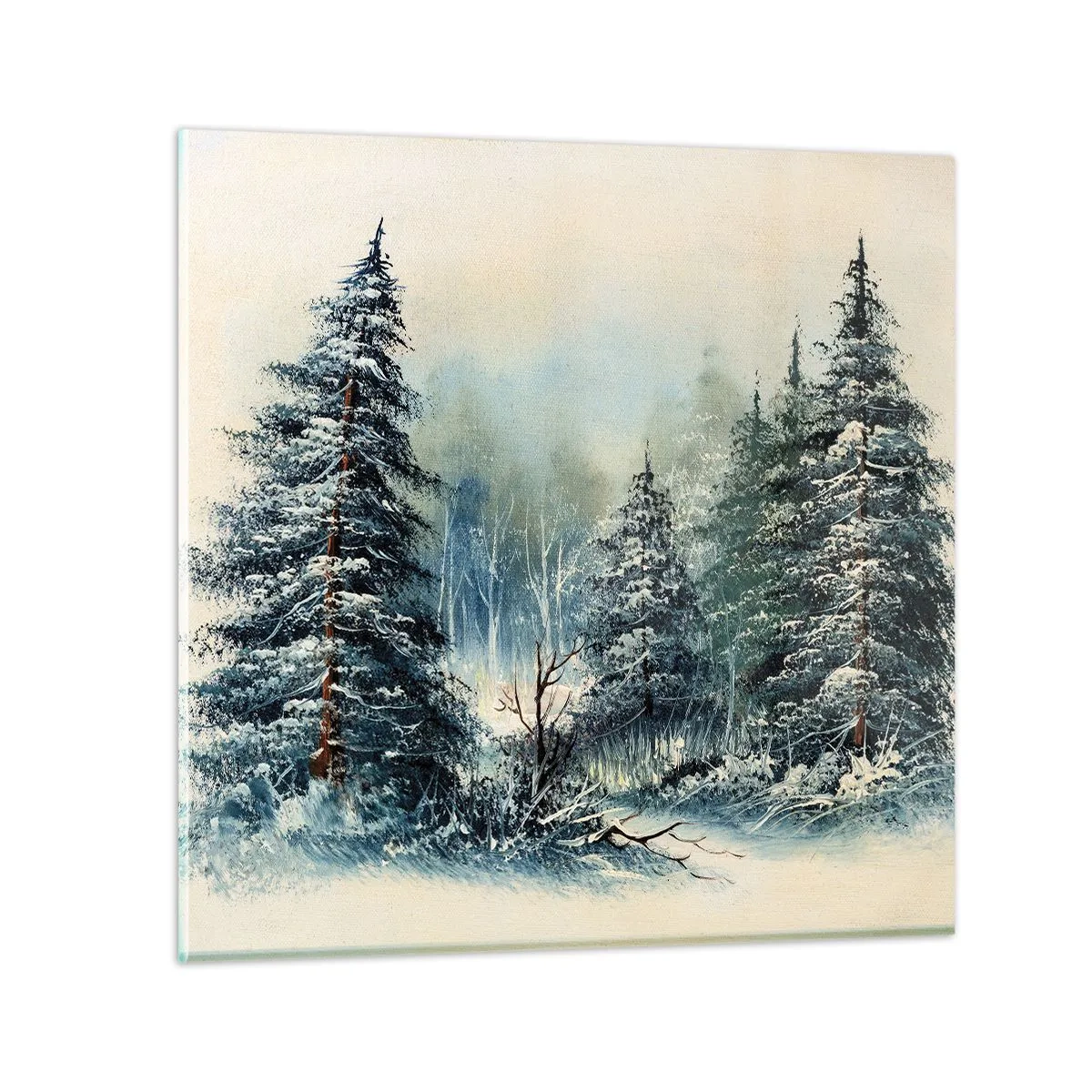 Glasbild - Bild auf glas - Bereit für Weihnachten - 60x60 cm