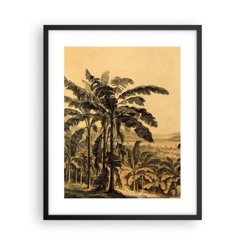 Poster in einem schwarzem Rahmen - in einem kolonialen Klima - 40x50 cm