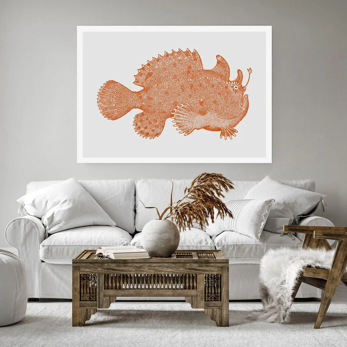 Poster - Es ist also doch ein Fisch - 70x50 cm