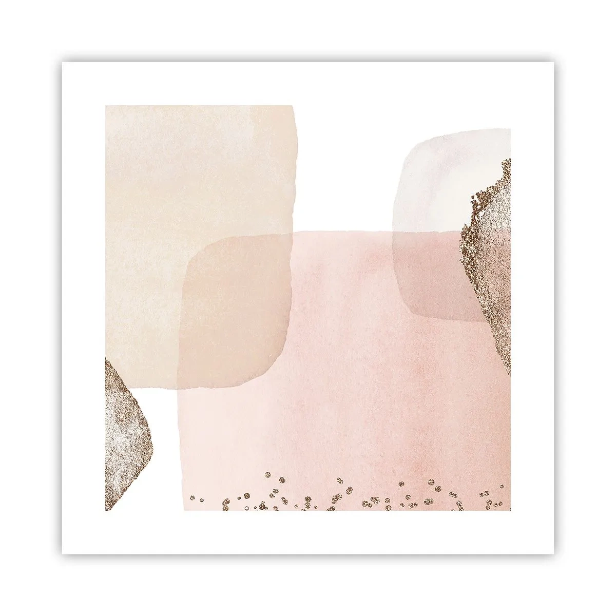 Poster - Ein Blick durch die Farbe - 40x40 cm