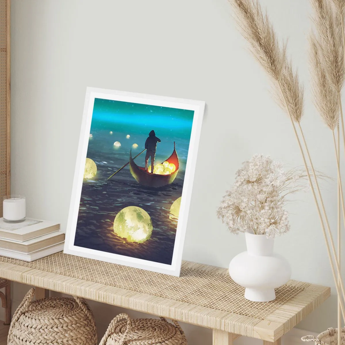 Poster in einem weißen Rahmen - Dinge, von denen Philosophen nie geträumt haben - 61x91 cm