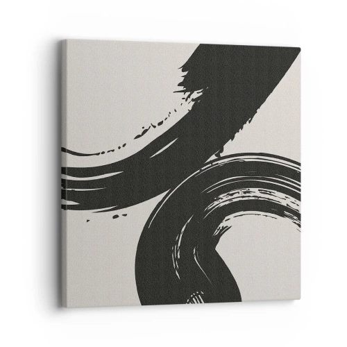 Bild auf Leinwand - Leinwandbild - Ausladend und kreisförmig - 30x30 cm