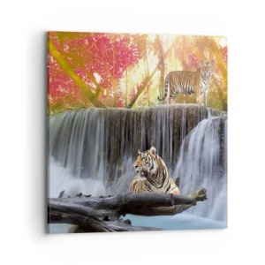 Bild auf Leinwand - Leinwandbild - Surreale Landschaft - 70x70 cm