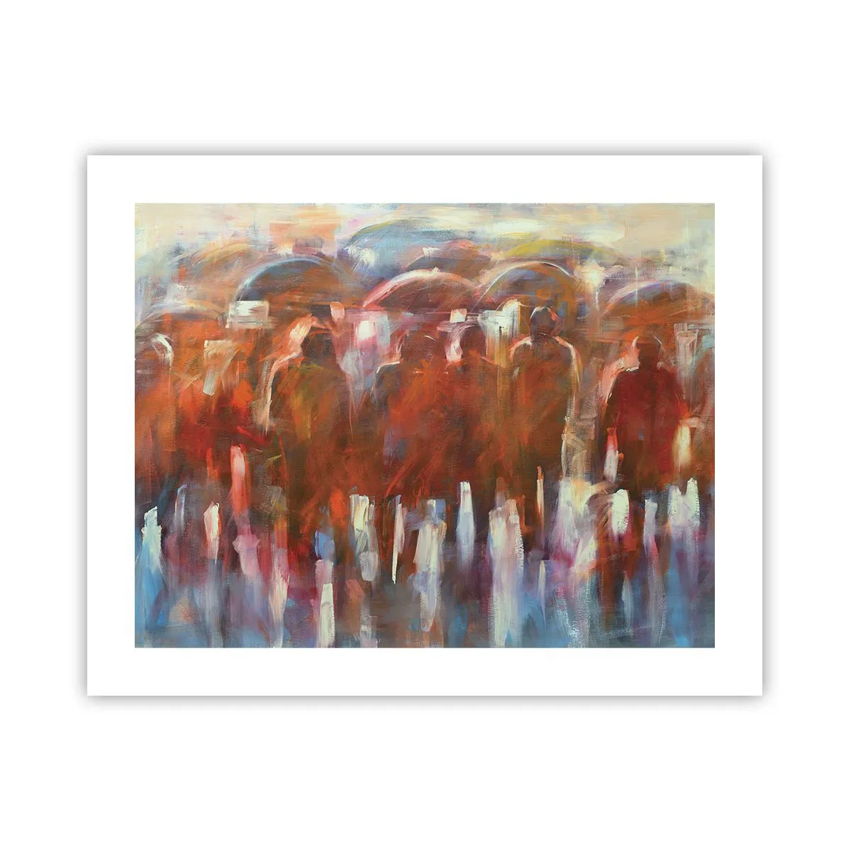 Poster - Auch bei Regen und Nebel - 50x40 cm