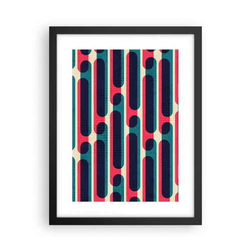 Poster in einem schwarzem Rahmen - In die Tiefe und vorwärts - 30x40 cm