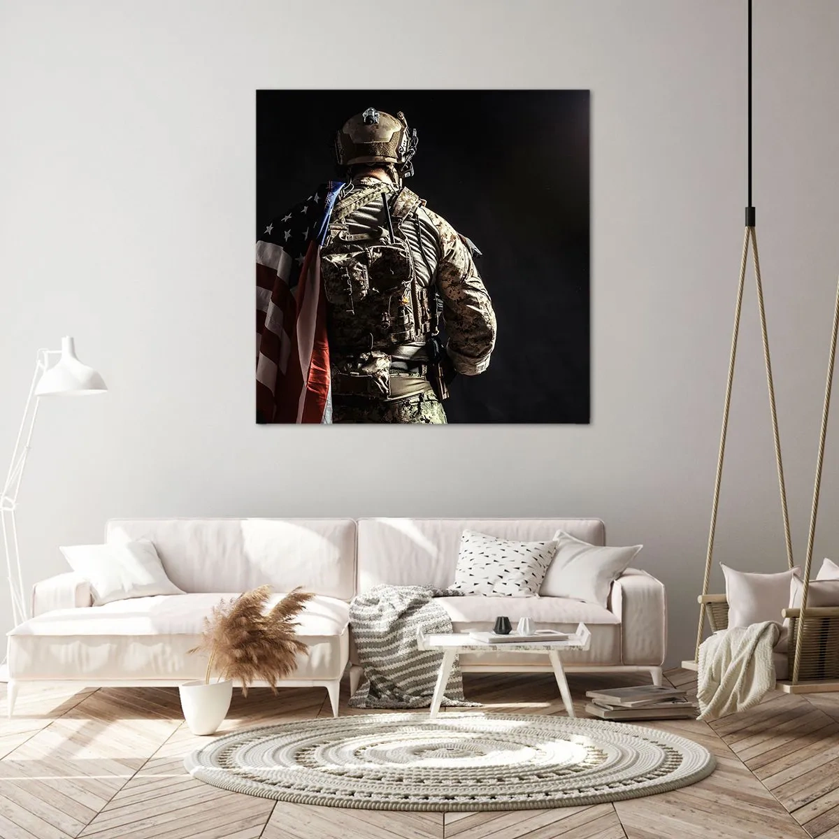 Bild auf Leinwand - Leinwandbild - Darum - 30x30 cm