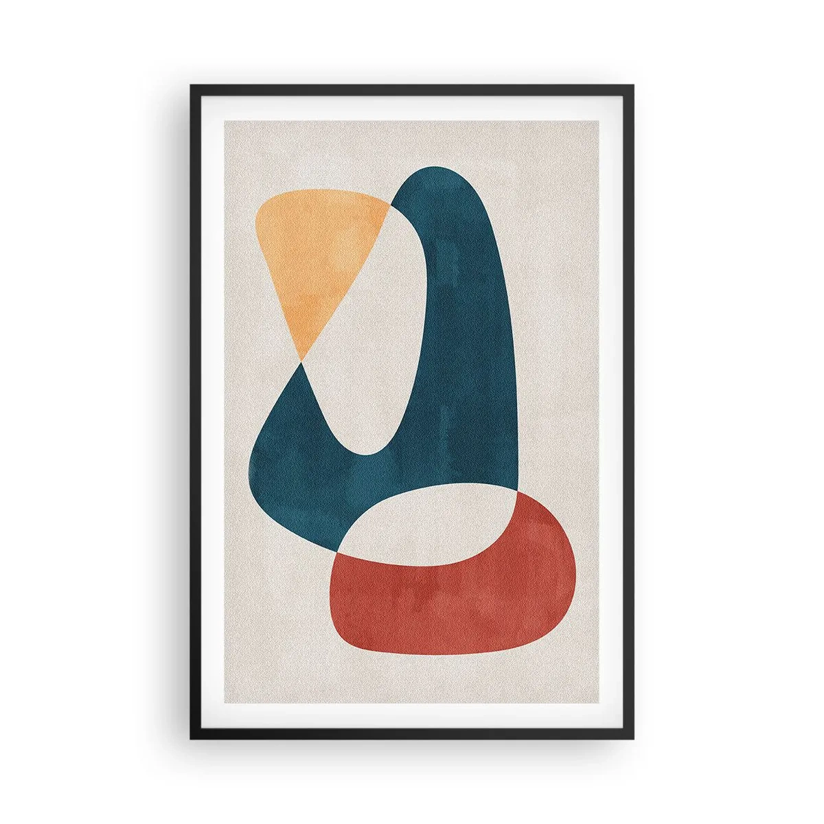 Poster in einem schwarzem Rahmen - Einflüsse und Metamorphosen - 61x91 cm