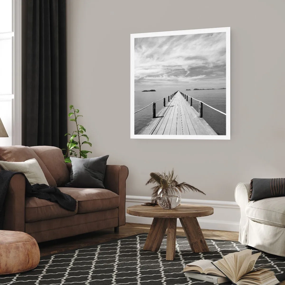 Poster - Oder vielleicht eine Reise ... - 30x30 cm