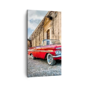 Bild auf Leinwand - Leinwandbild - Kubanische Emotionen - 45x80 cm