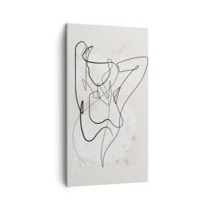 Bild auf Leinwand - Leinwandbild - Die Kunst der Verführung - 45x80 cm