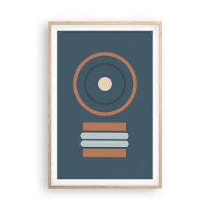 Poster in einem Rahmen aus heller Eiche - Das Wesen der Dinge - 61x91 cm