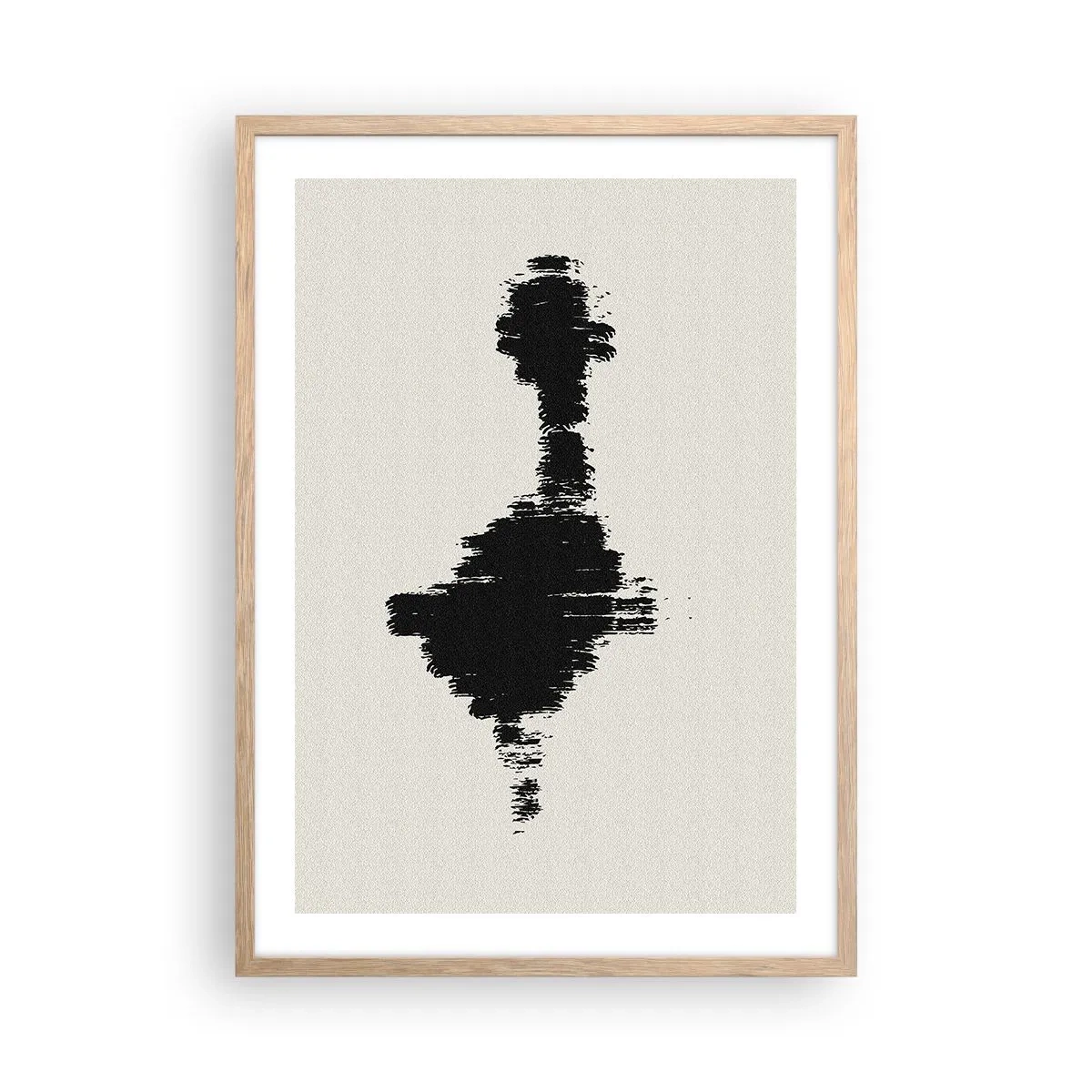 Poster in einem Rahmen aus heller Eiche - Schwingungen der Fantasie - 50x70 cm