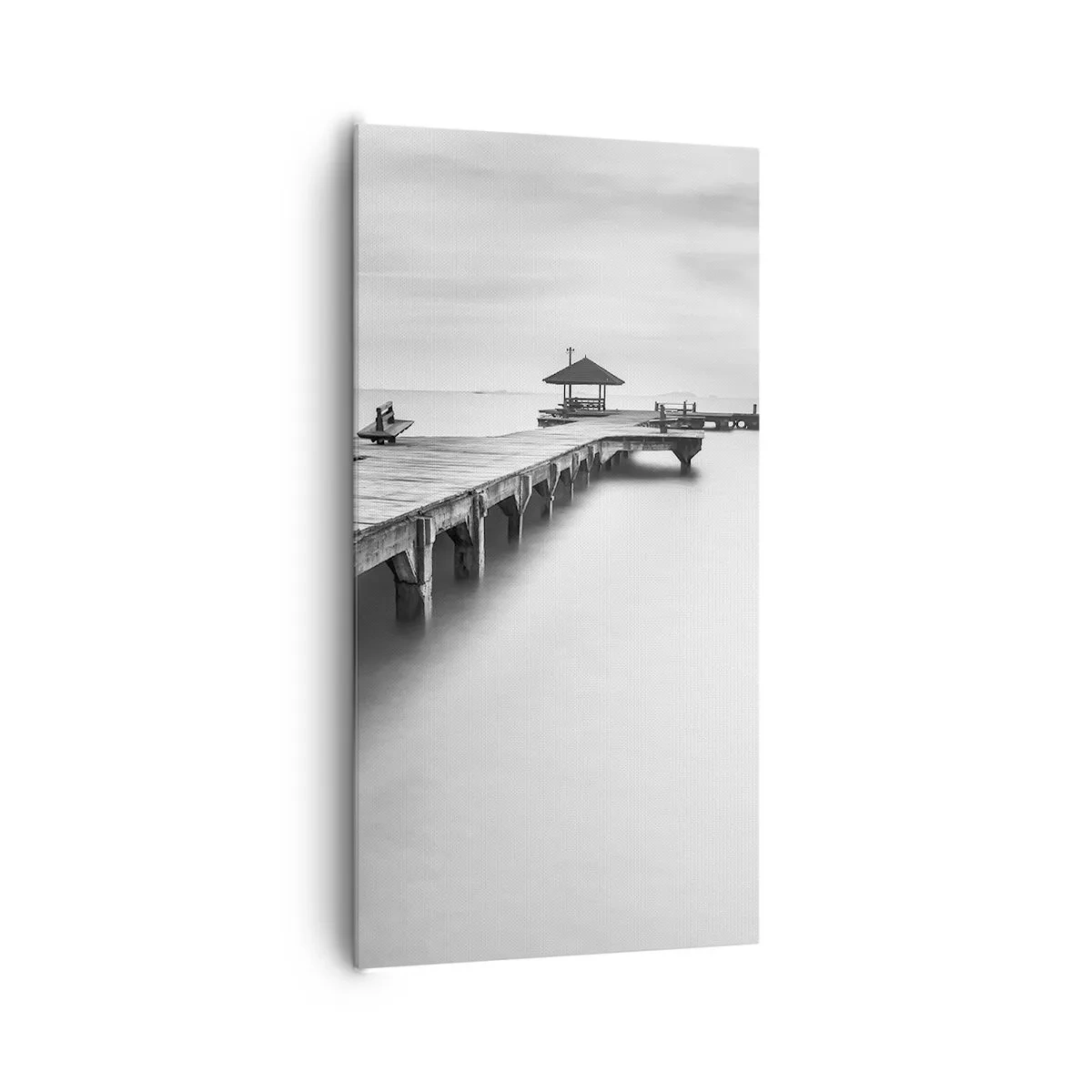 Bild auf Leinwand - Leinwandbild - In die Ferne - 65x120 cm