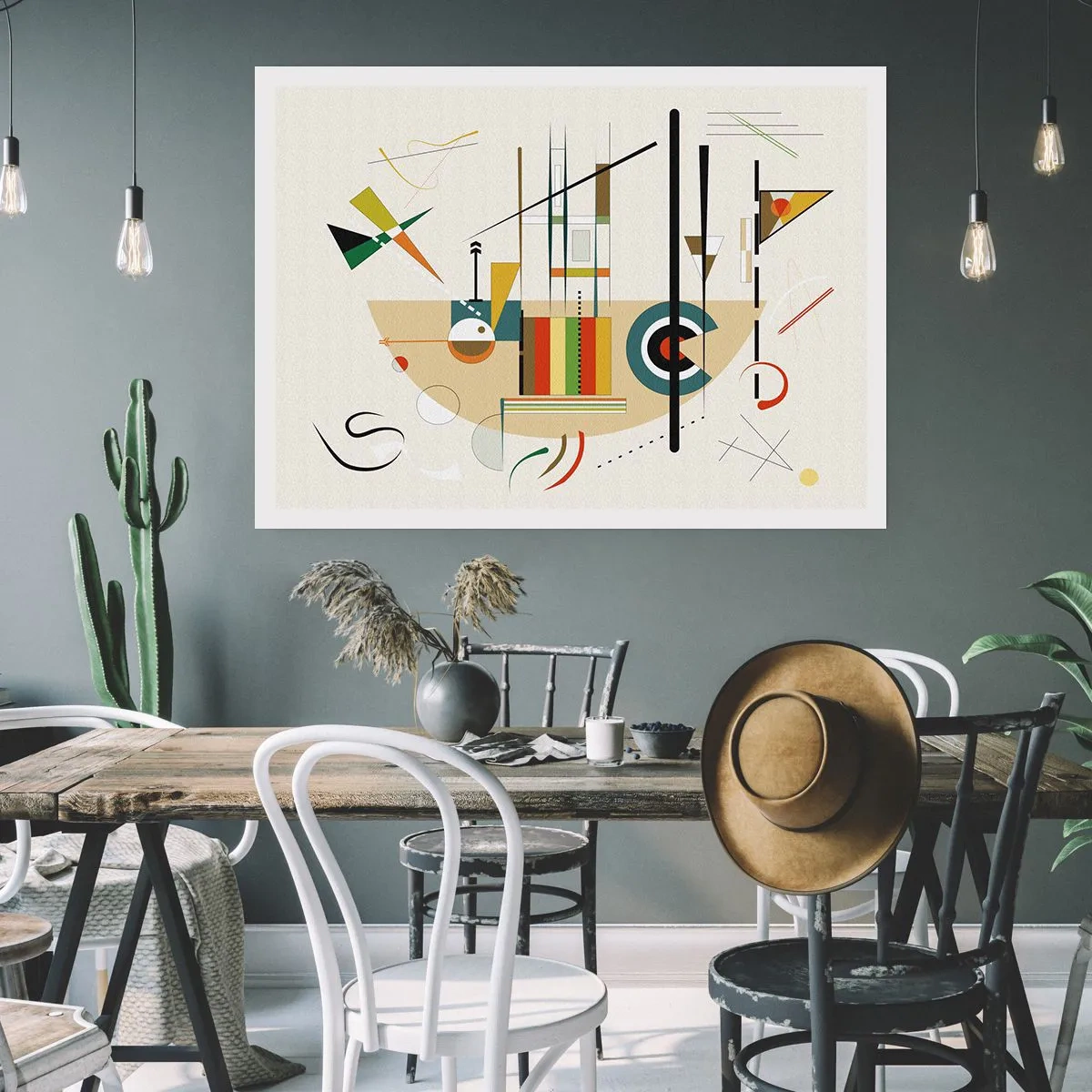 Poster - Und die Welt lacht - 40x30 cm