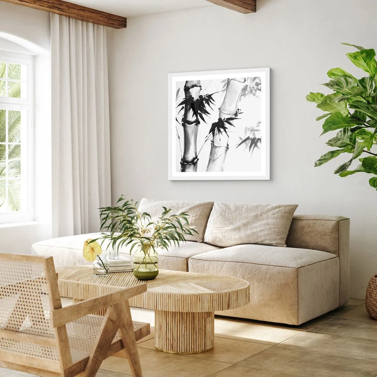 Poster in einem weißen Rahmen - Dem Orient ganz nah - 50x50 cm