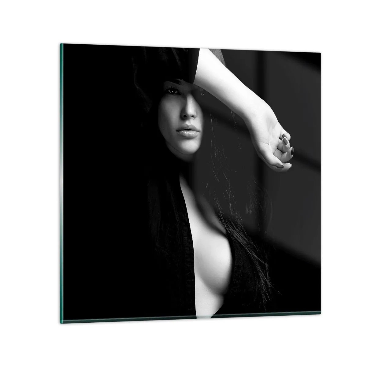 Glasbild - Bild auf glas - Schule der Verführung - 50x50 cm