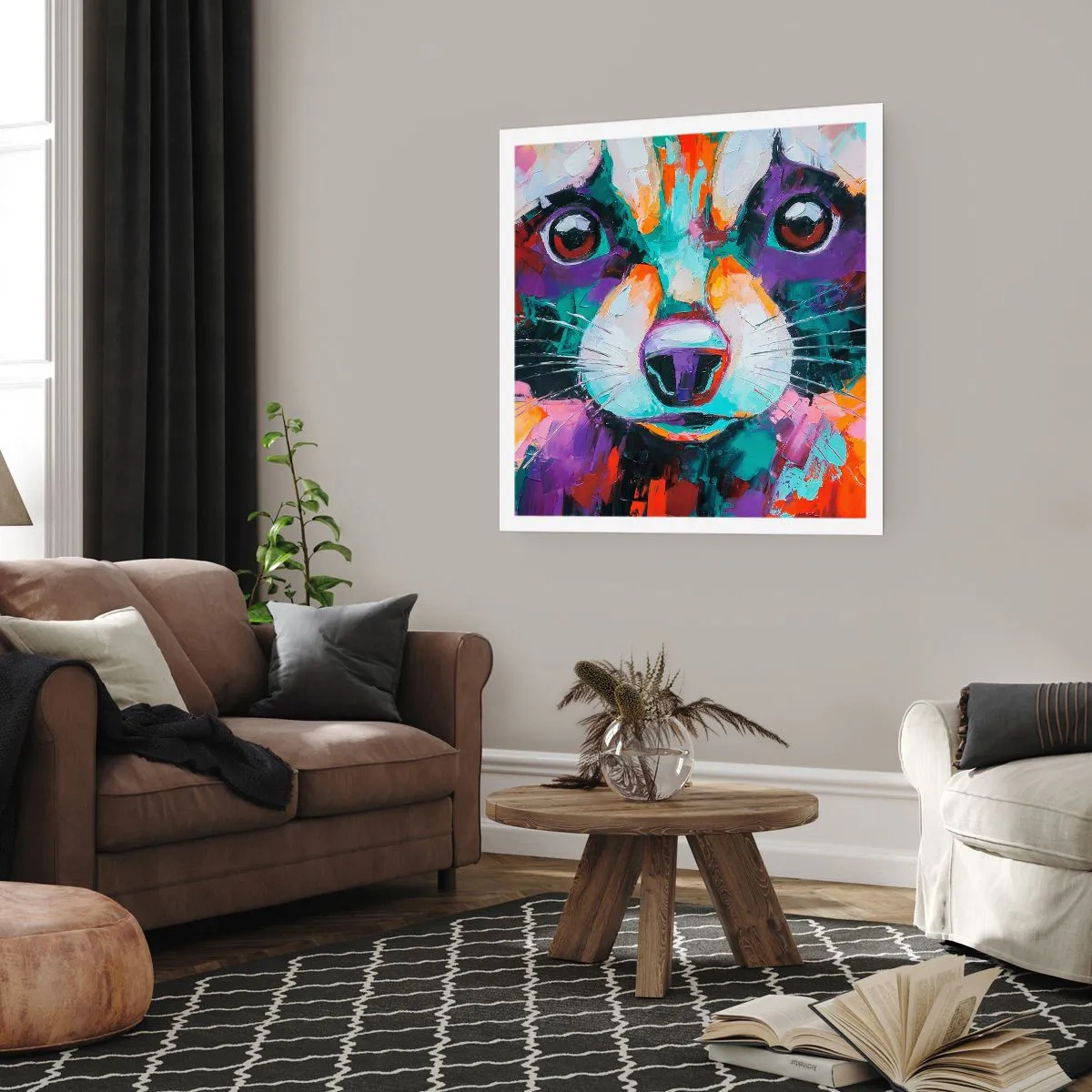 Poster - Nur gute Emotionen - 30x30 cm