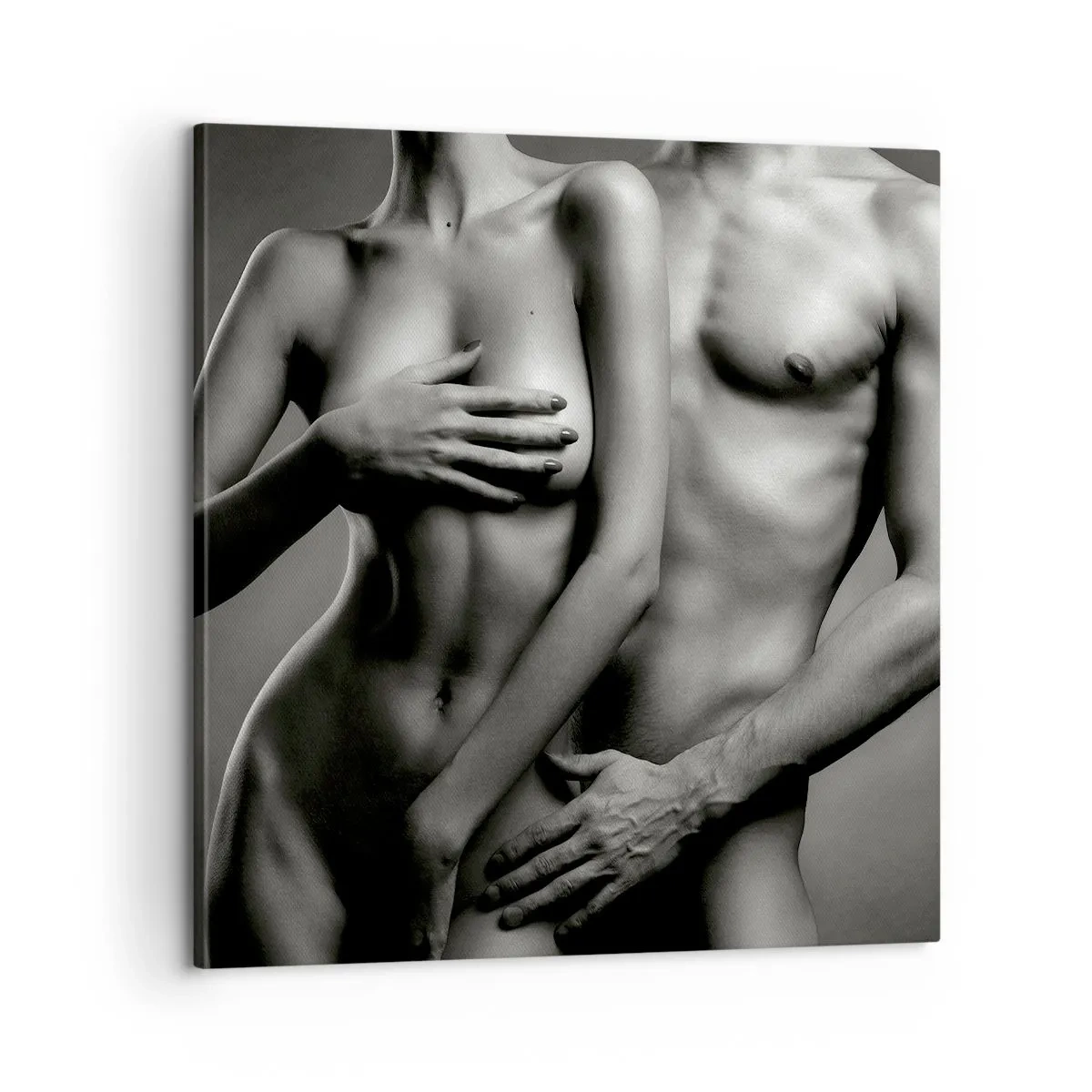 Bild auf Leinwand - Leinwandbild - Adam und Ewa - 60x60 cm