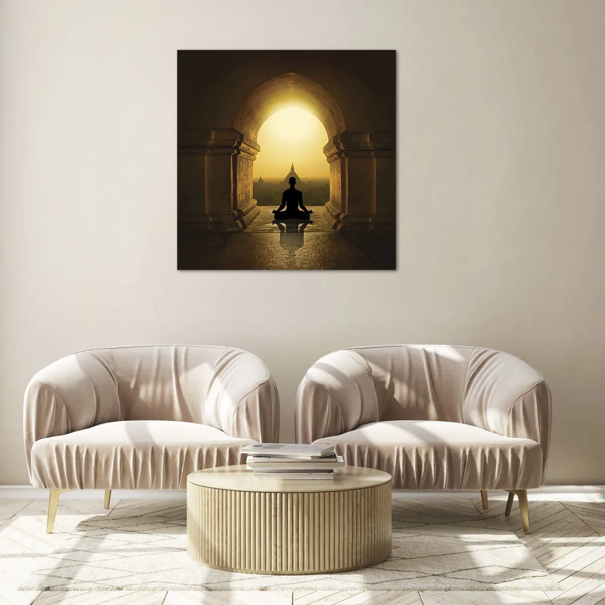 Glasbild - Bild auf glas - Vollkommene Harmonie - 40x40 cm