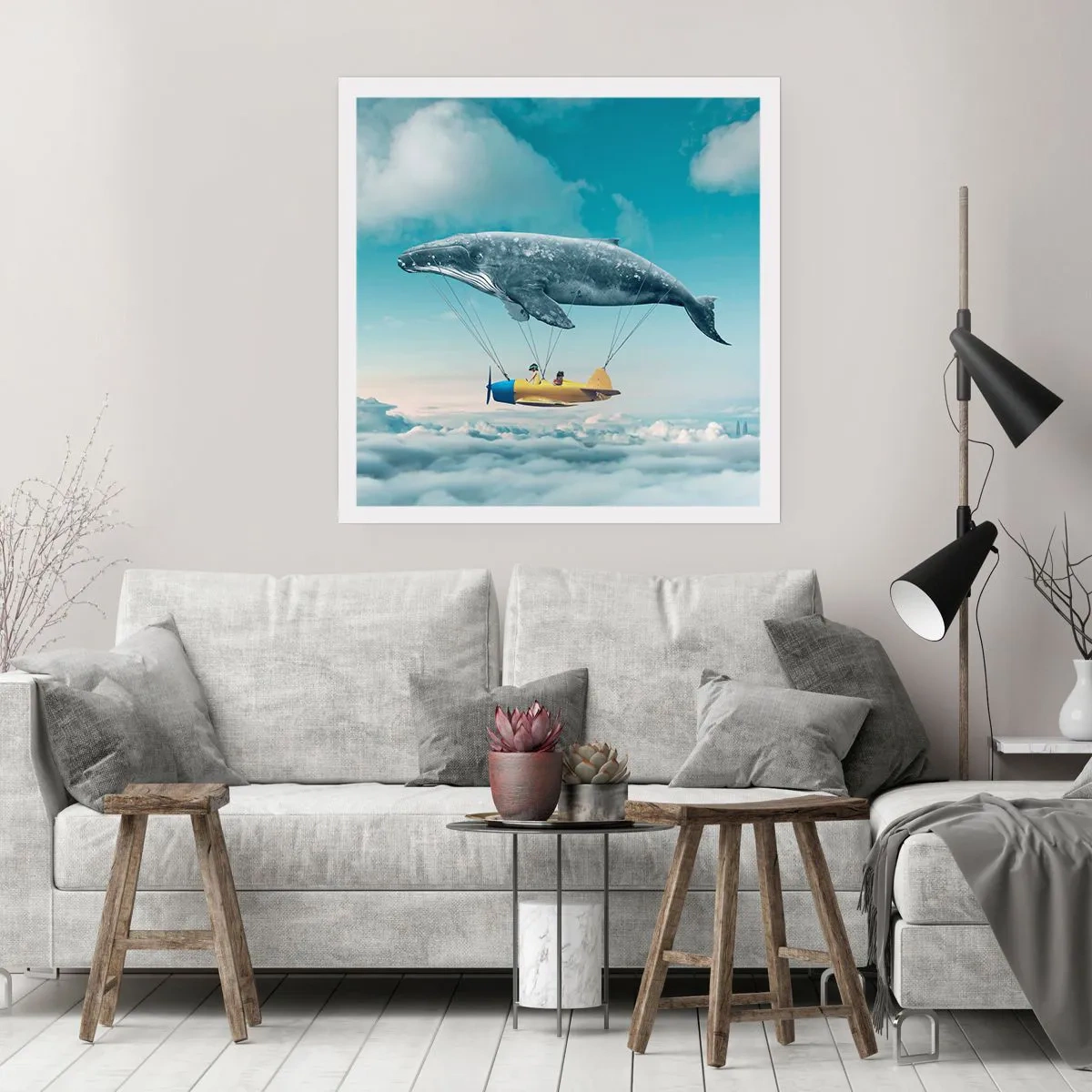 Poster - Warum nicht? - 40x40 cm