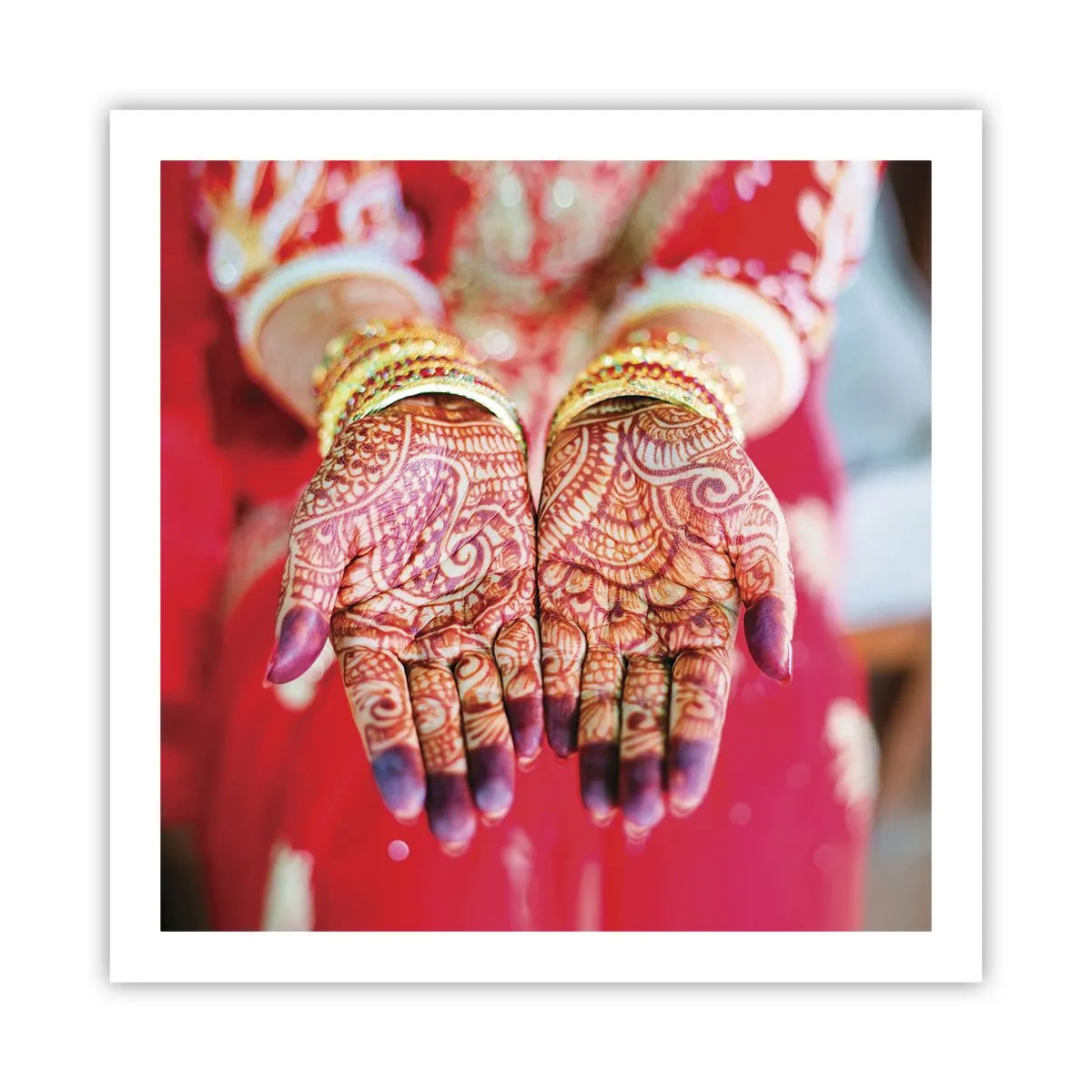 Poster - Bereit, das Glück zu fangen? - 60x60 cm