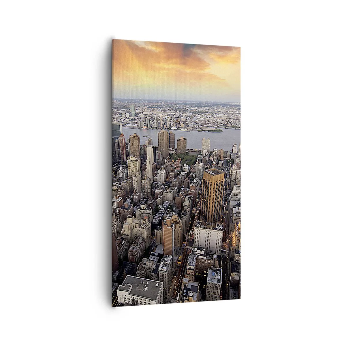 Bild auf Leinwand - Leinwandbild - Das schlagende Herz unserer Zeit - 65x120 cm