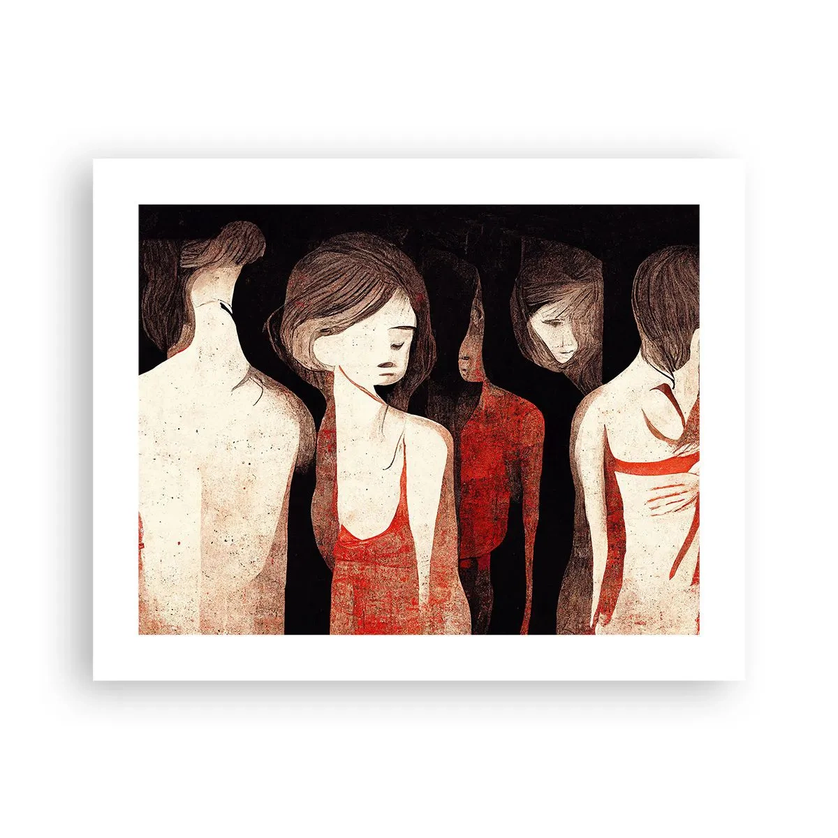 Poster - Madonnen der Dunkelheit - 50x40 cm