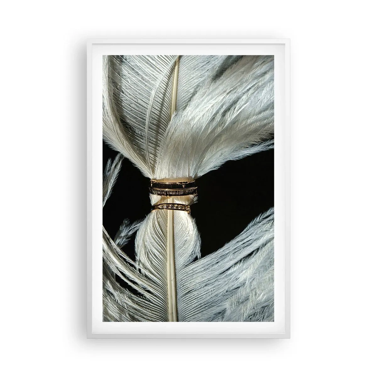 Poster in einem weißen Rahmen - ... und ich werde dich nicht verlassen ... - 61x91 cm