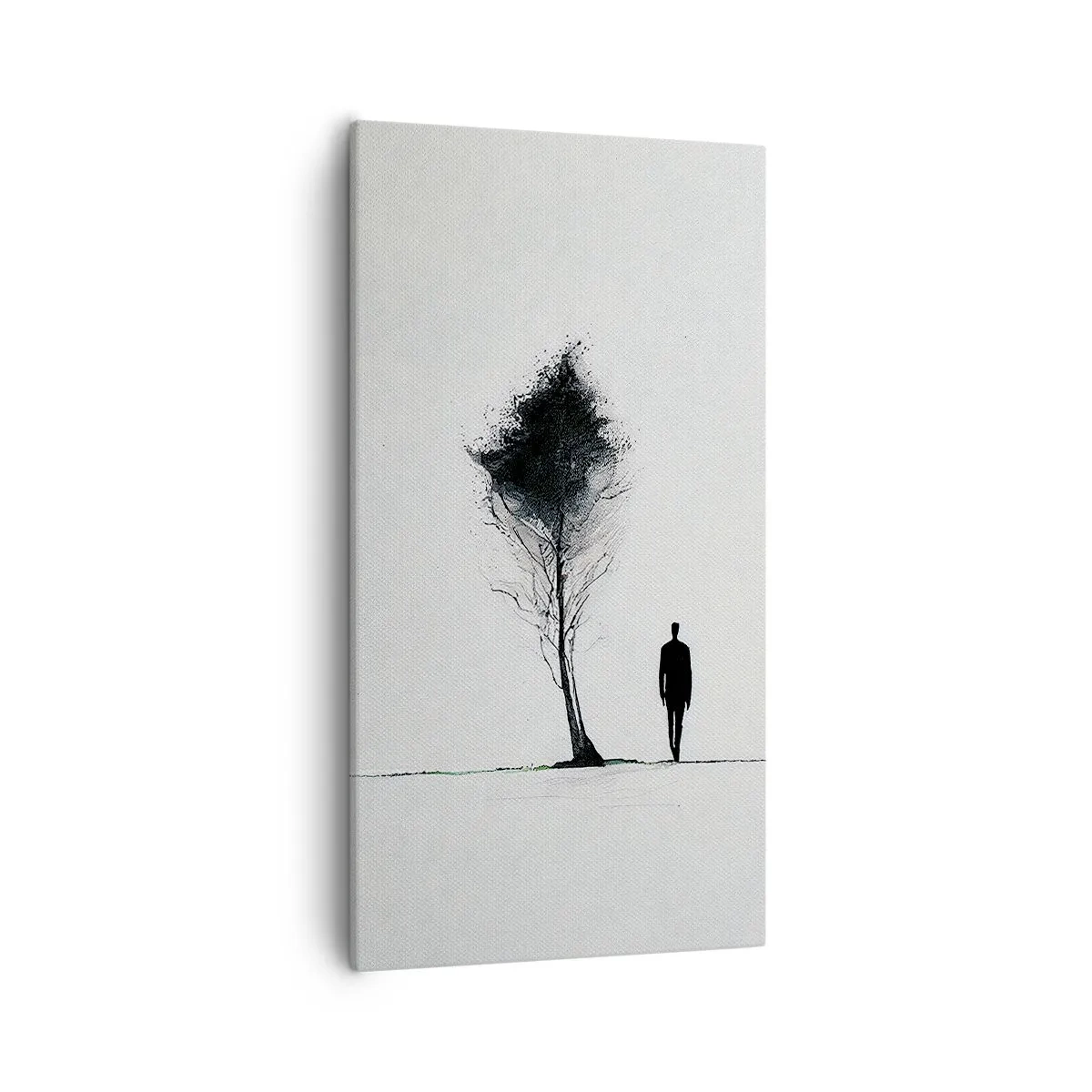 Bild auf Leinwand - Leinwandbild - Wir wandern alle - 55x100 cm